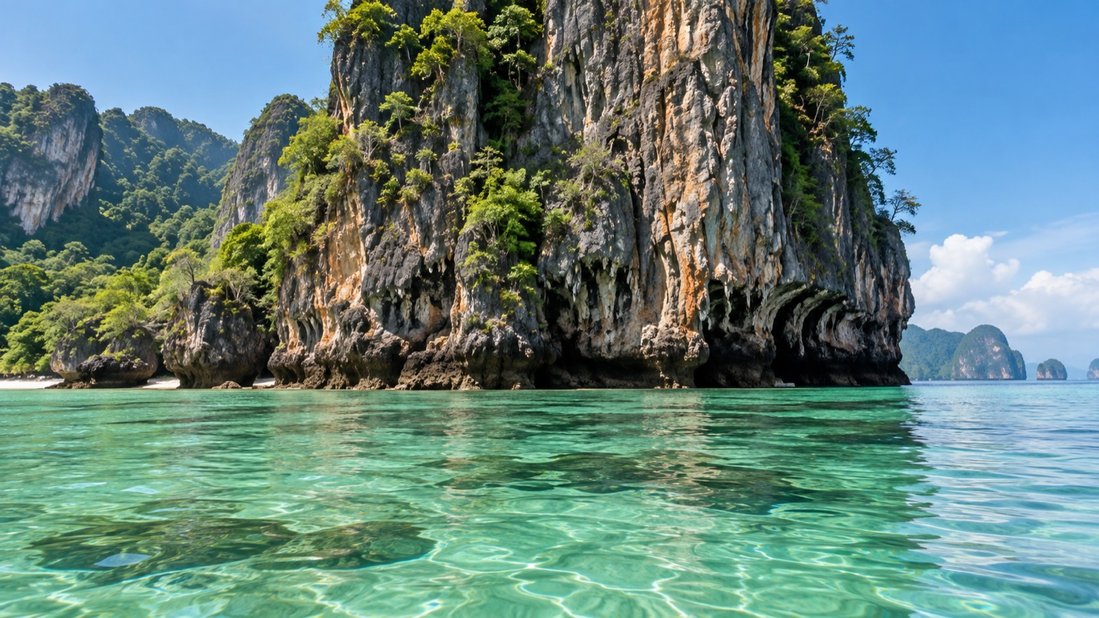 Thailand, City, Limestone and Island