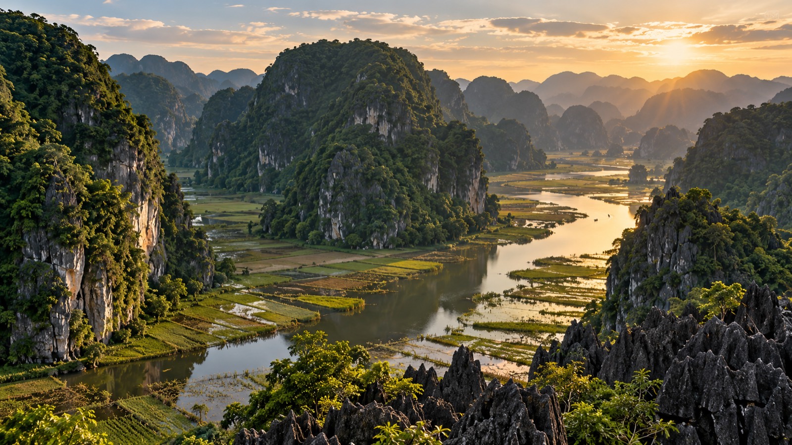 Vietnam, Hanoi and the Limestone Day
